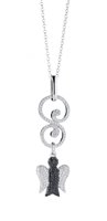 Collier Roberto Giannotti Femme Angeli in Argent Zirconia GIA109 - GIA109